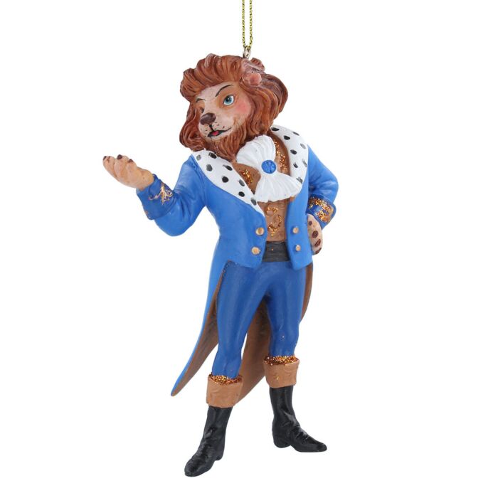Gisela Graham The Beast Prince Resin Tree Decoration